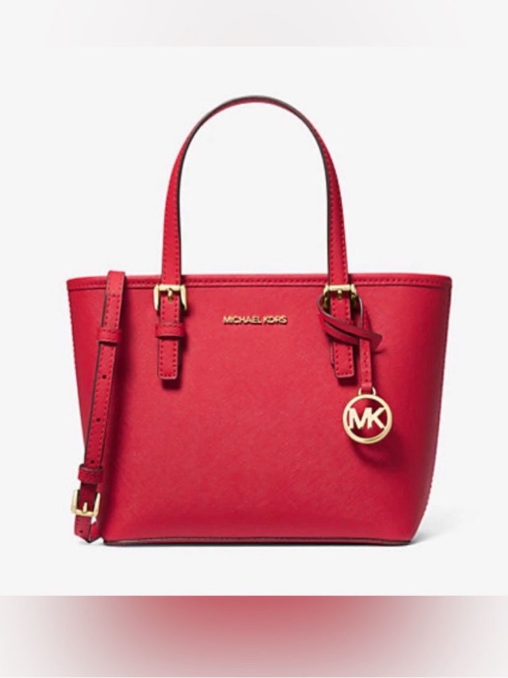 Michael Kors Jet Set Travel XS
Carryall Tote Shoulder Bag Red